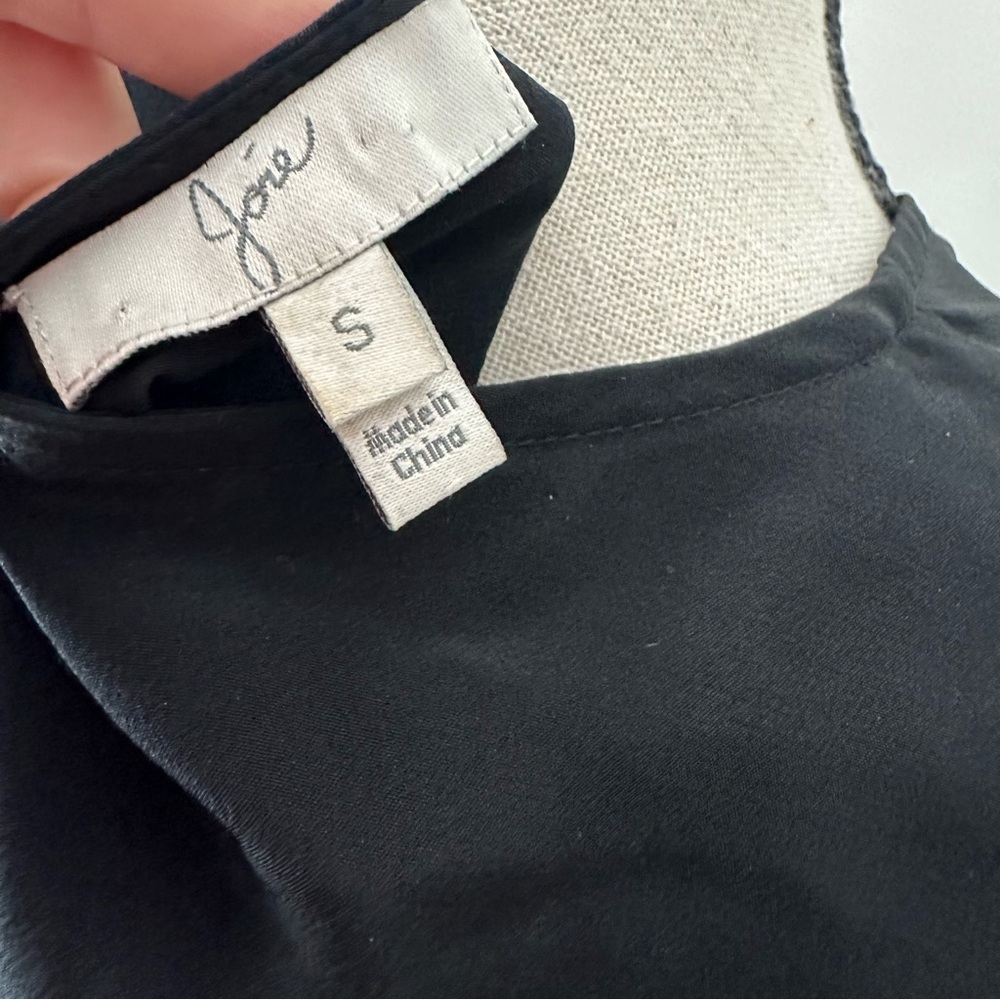 Joie 100% Silk Military Style Blouse - Picture 4 of 6